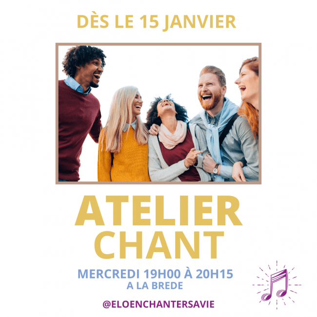 atelier chant mercredi soir à la Brède