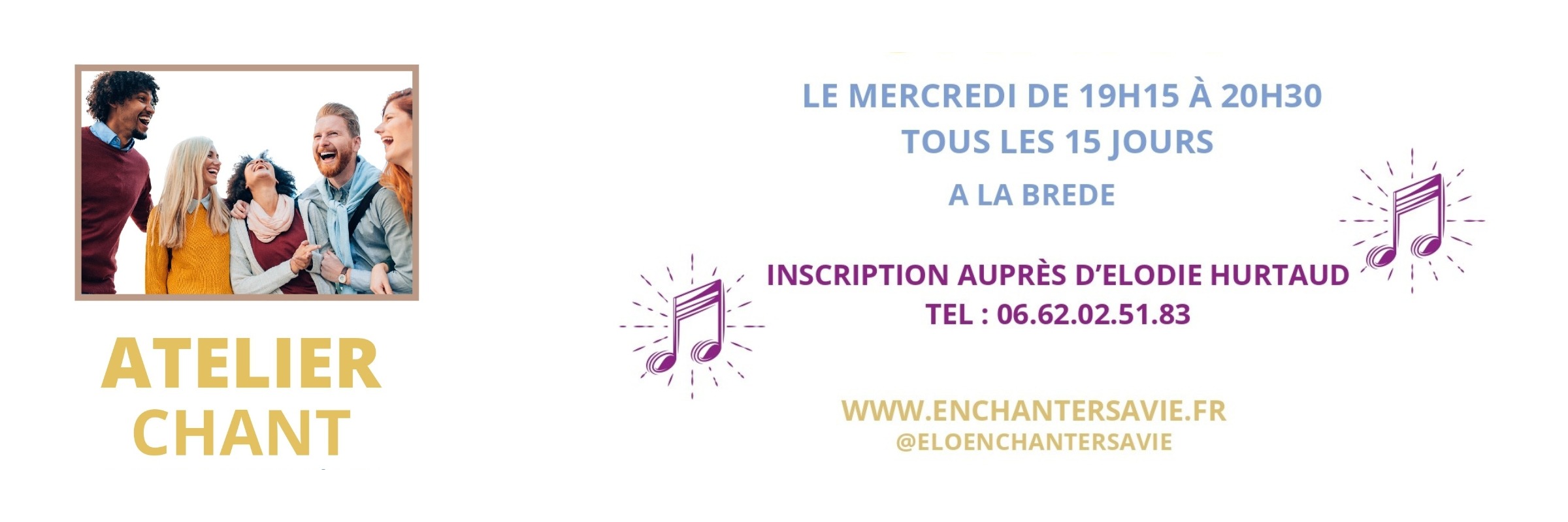 Atelier chant à La Brède